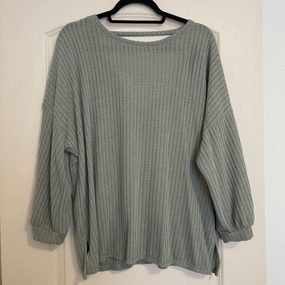 Sage Green Blouse
